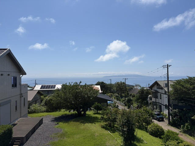 伊東市富戸の戸建てから望む海の眺望